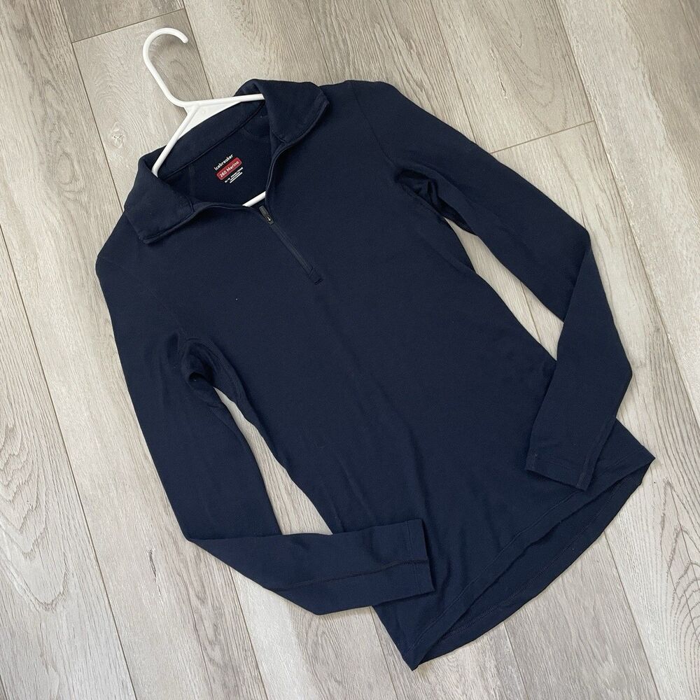Icebreaker Wool Sweater 260 merino quarter zip womens Navy Blue (xsmall) outdoor